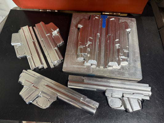 3D Printed split molds