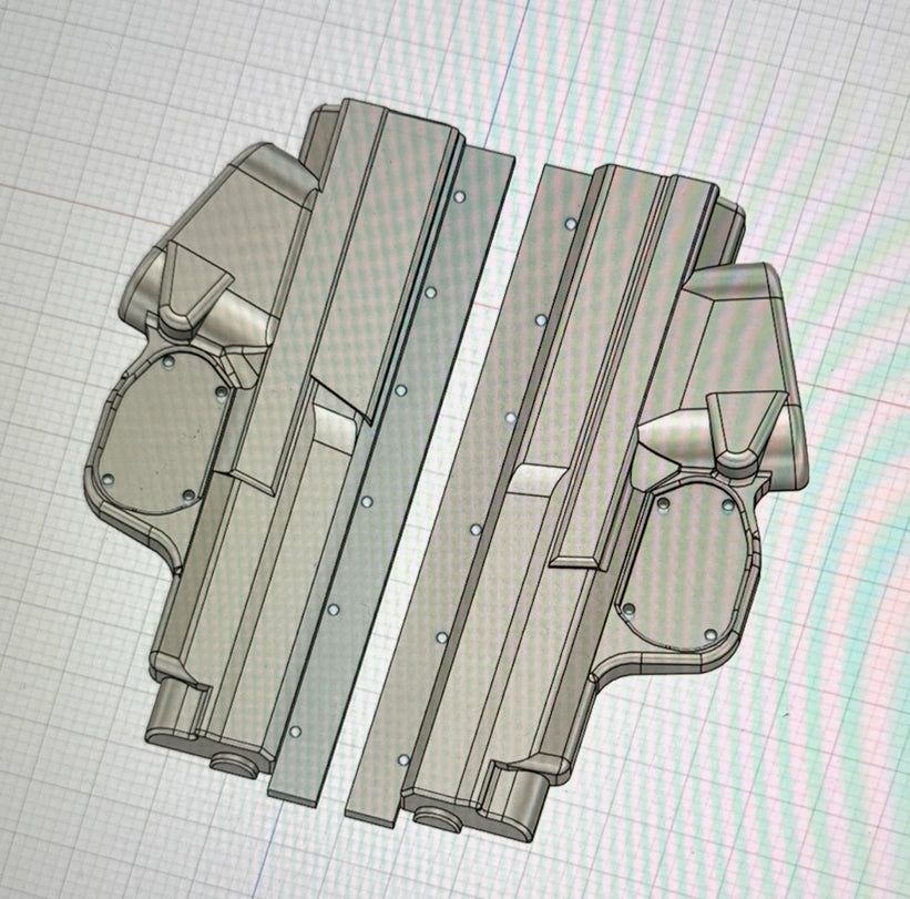 3D Printed split molds