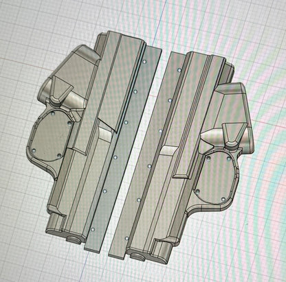 3D Printed split molds
